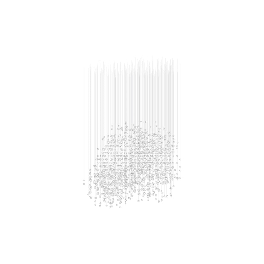 Xejan Raw Crystal Chandelier