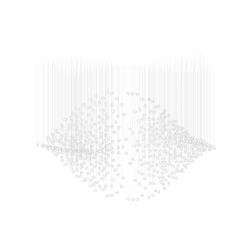 Xejan Raw Crystal Chandelier