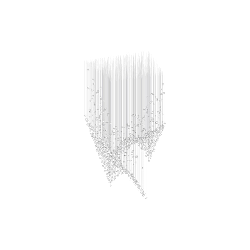 Xejan Raw Crystal Chandelier