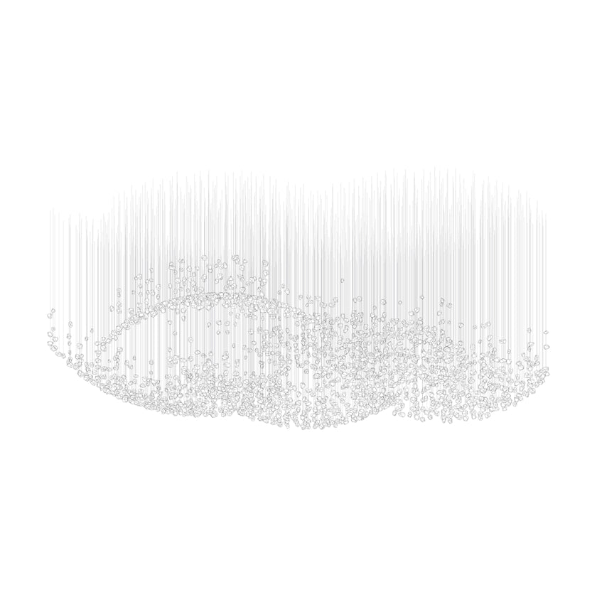 Xejan Raw Crystal Chandelier