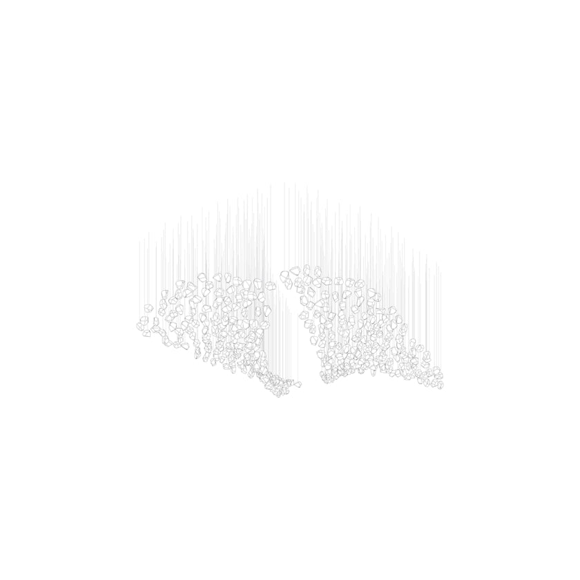 Xejan Raw Crystal Chandelier