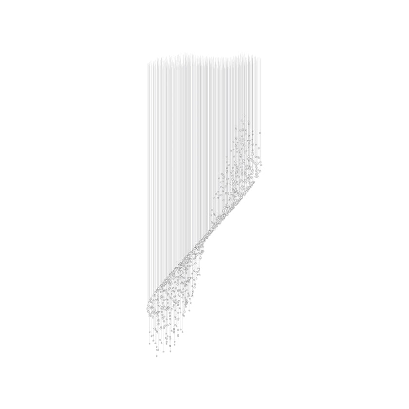 Xejan Raw Crystal Chandelier