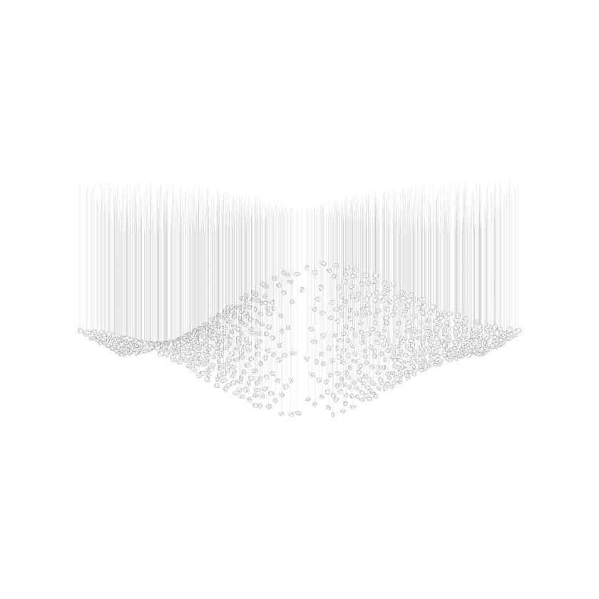 Xejan Raw Crystal Chandelier