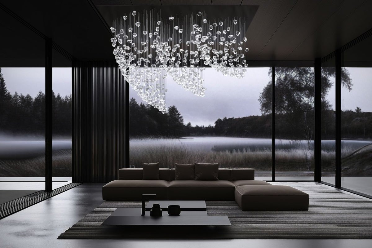 Xejan Raw Crystal Chandelier