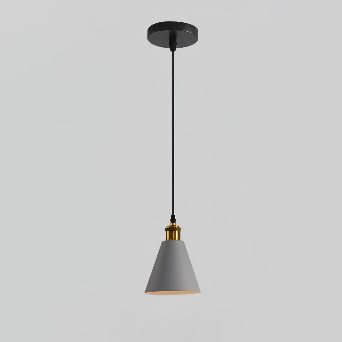 Trio Industrial Resin Pendant Lamp