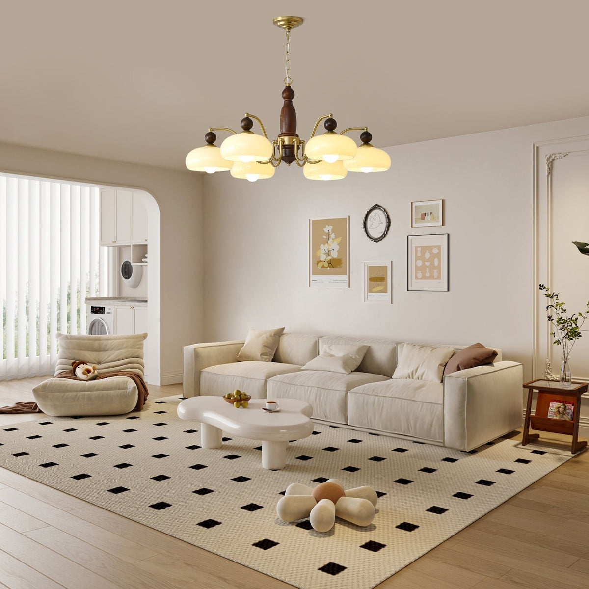 Avenoissa Chandelier Revival Crown Rustic