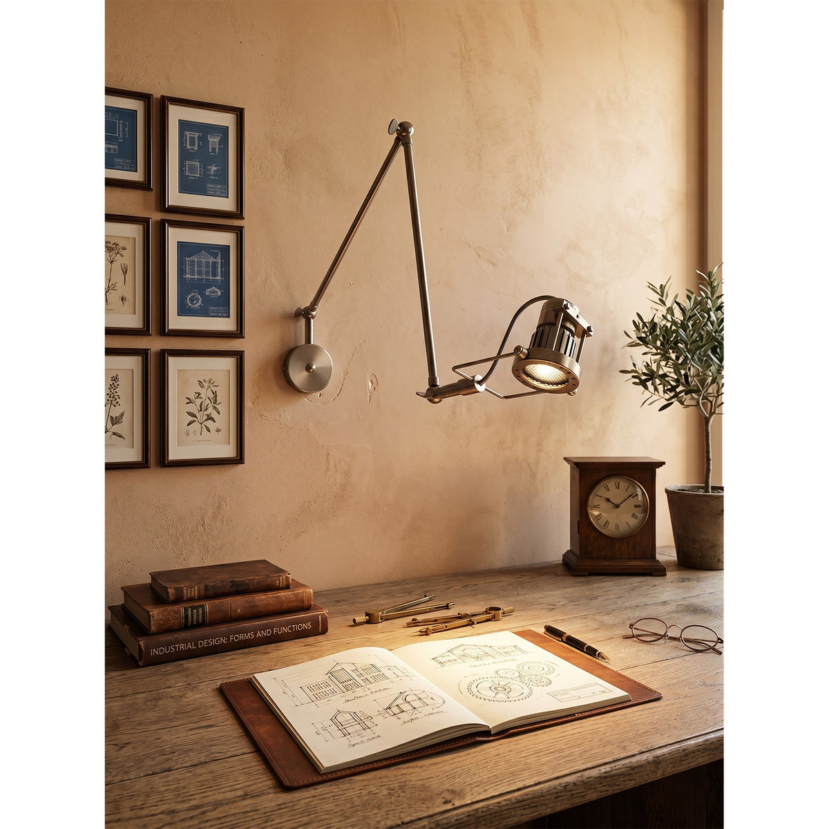 Reznor Adjustable Arm Wall Sconce