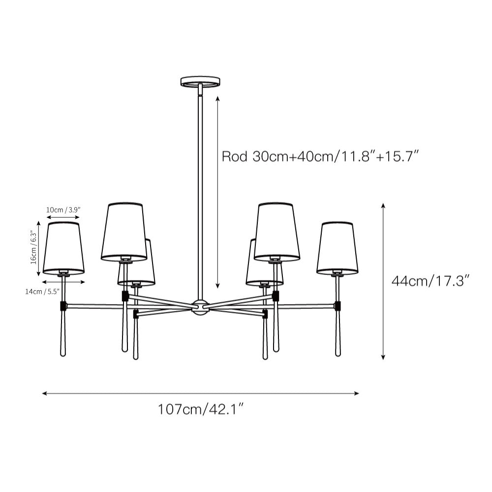 Noela Round Chandelier