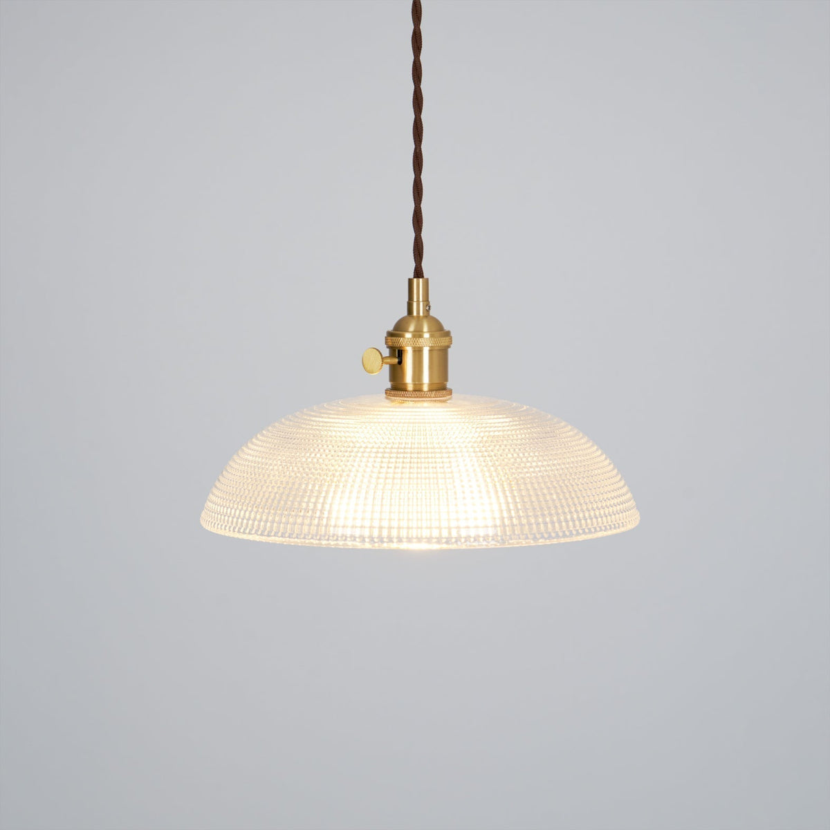 Crinel Brass & Glass Pendant Light