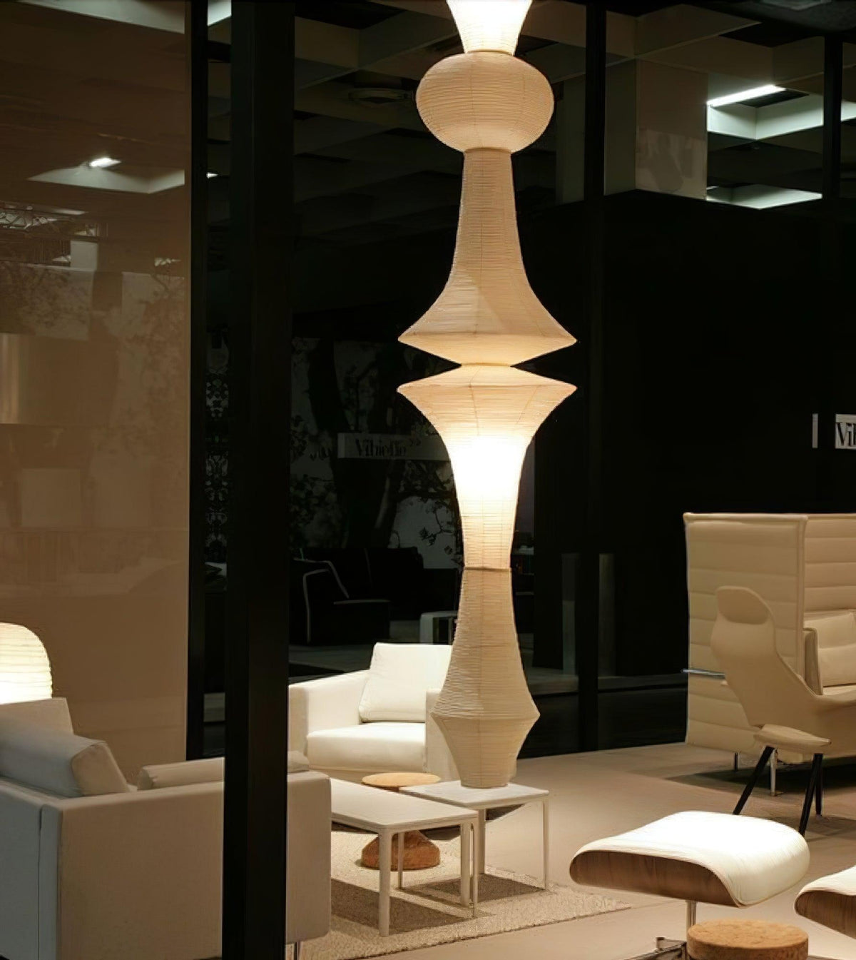 Isalo Washi Paper E Pendant Light