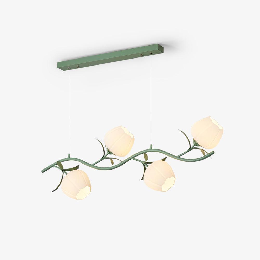 Liorareon Chandelier Floral Glass