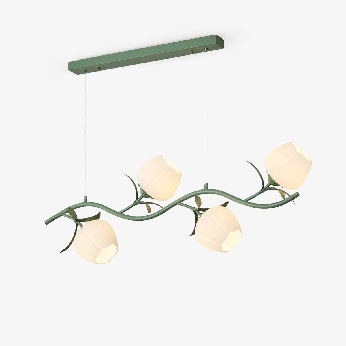 Liorareon Chandelier Floral Glass