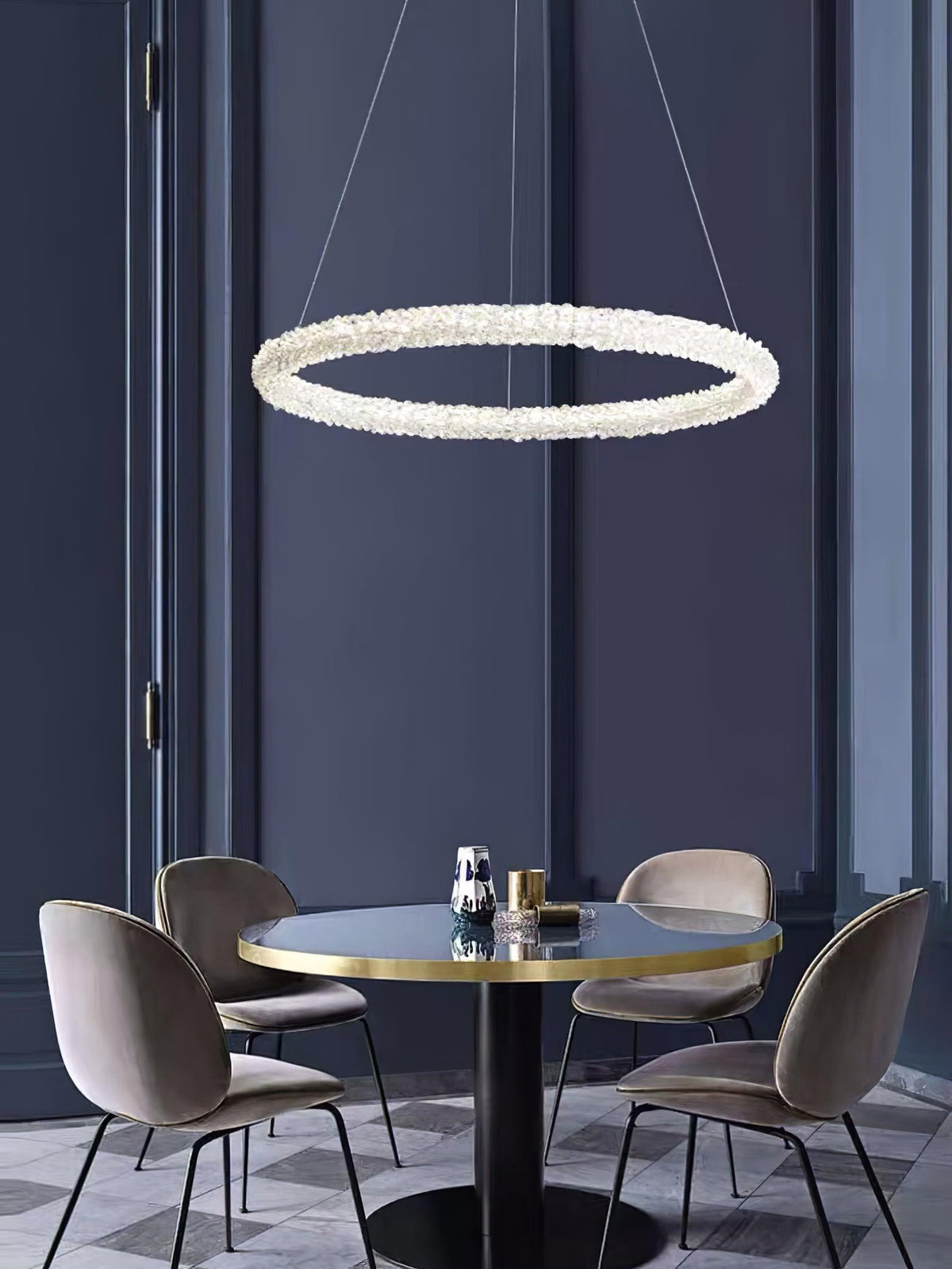 Seleira Chandelier Ring Crystal LED
