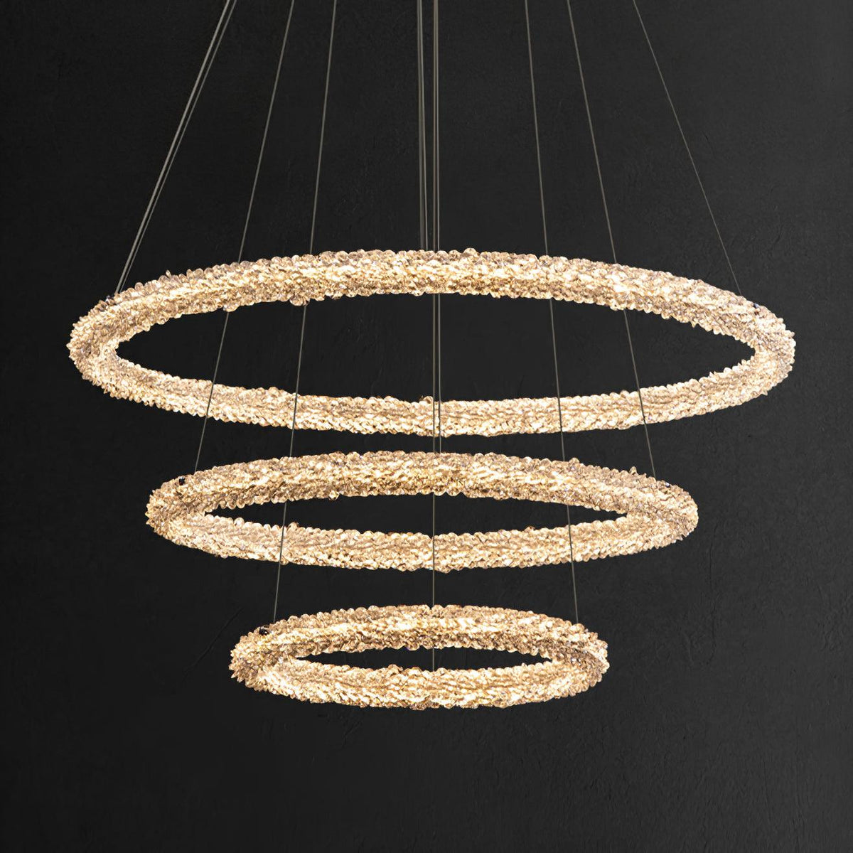 Seleira Chandelier Ring Crystal LED