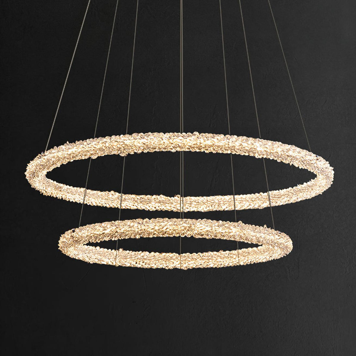 Seleira Chandelier Ring Crystal LED