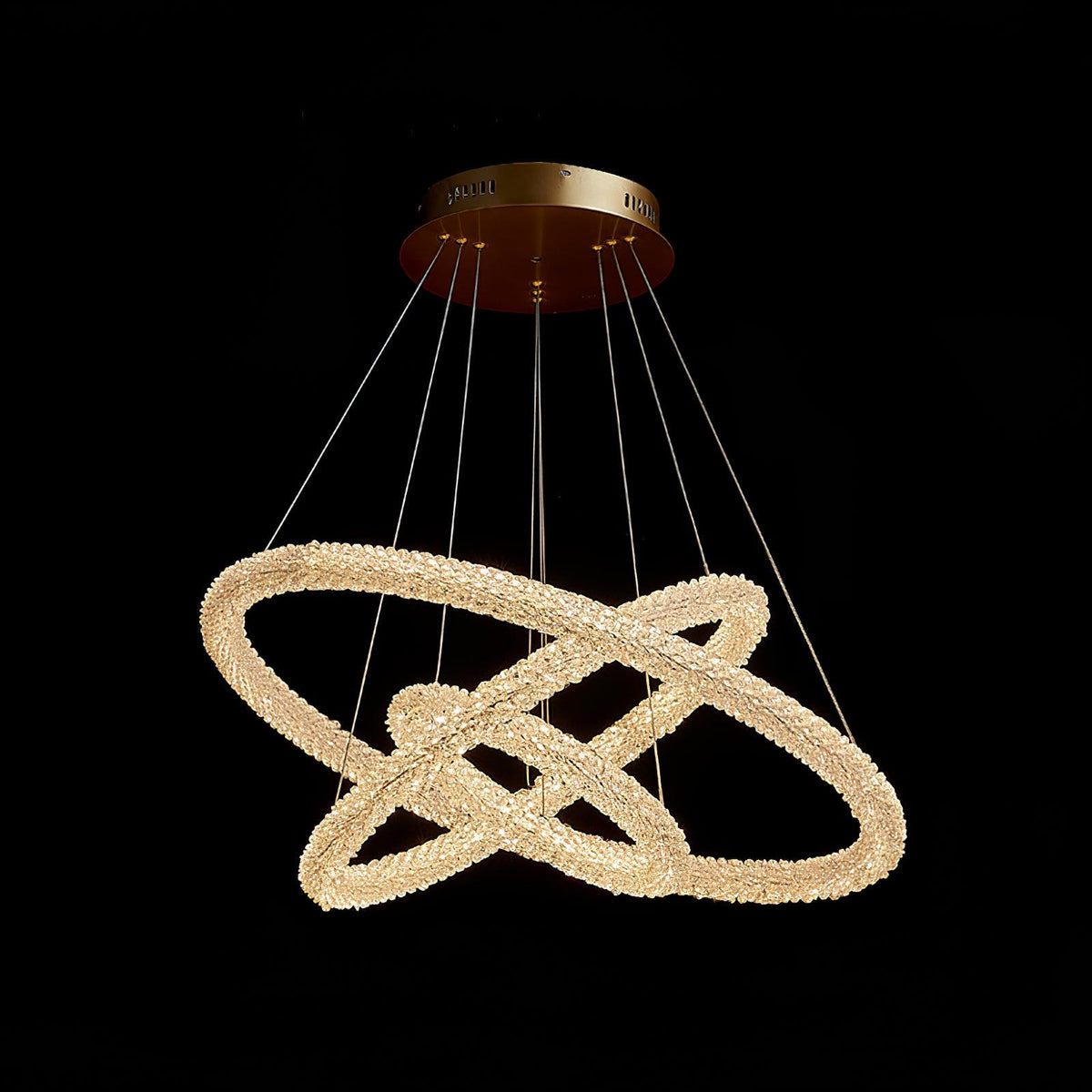 Seleira Chandelier Ring Crystal LED