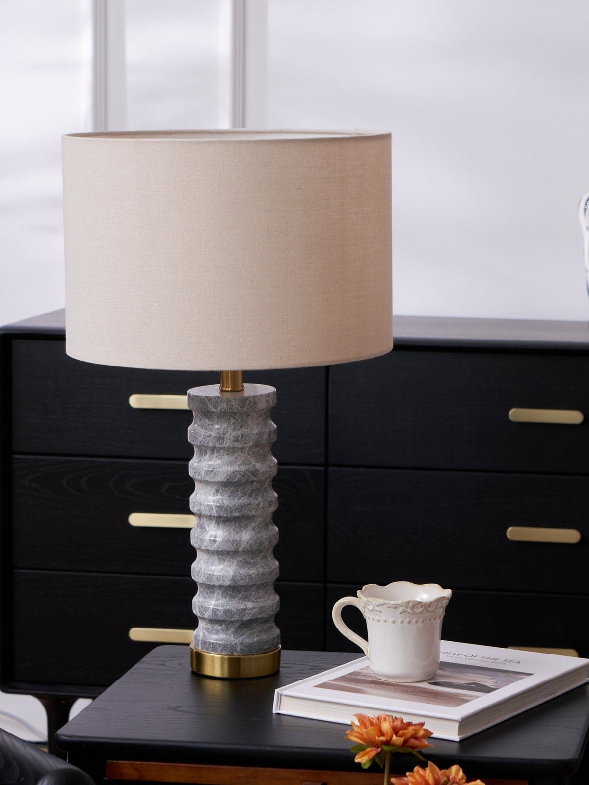 Petirielle Modern Stone Table Lamp