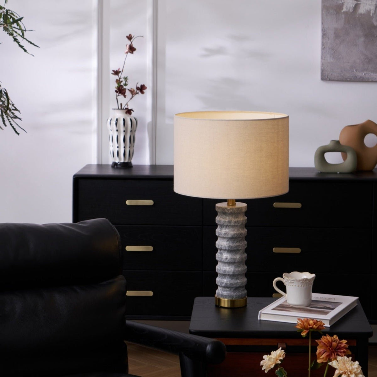 Petirielle Modern Stone Table Lamp