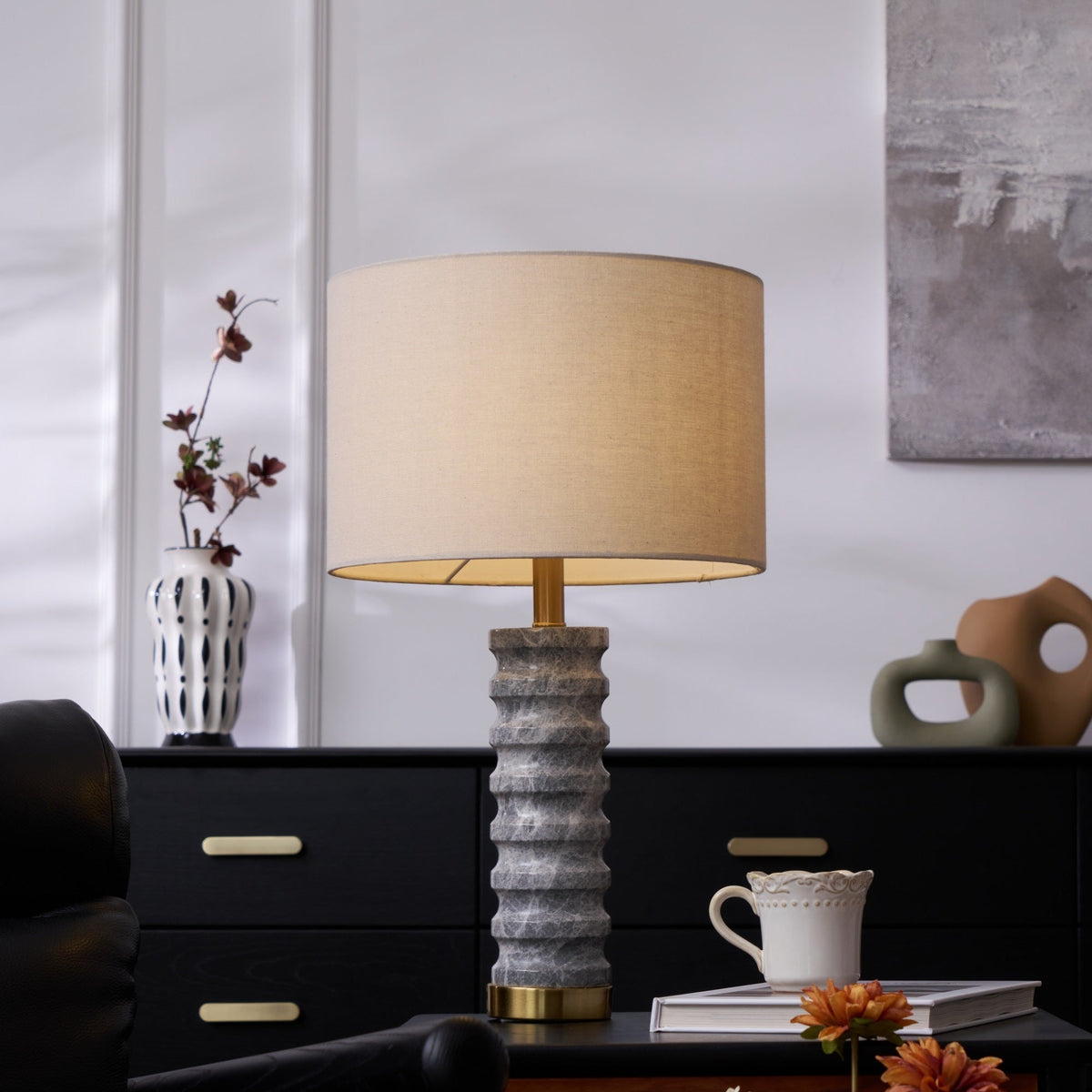Petirielle Modern Stone Table Lamp