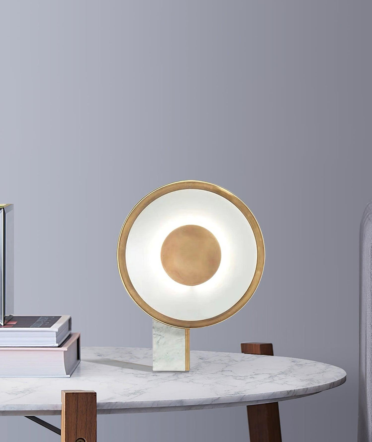 Tessain Marble Minimalist Table Lamp