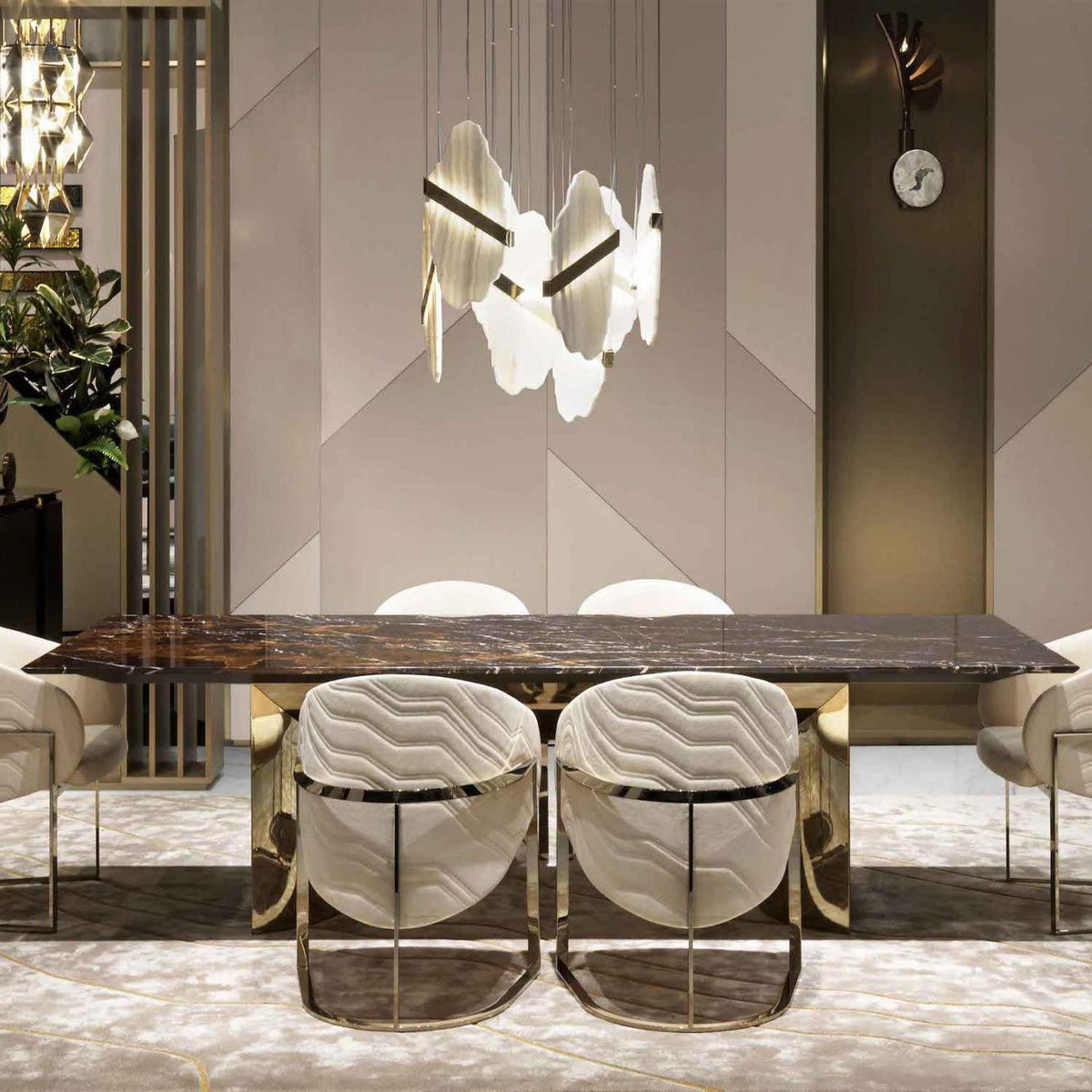 Ollorus Irregular Alabaster Chandelier