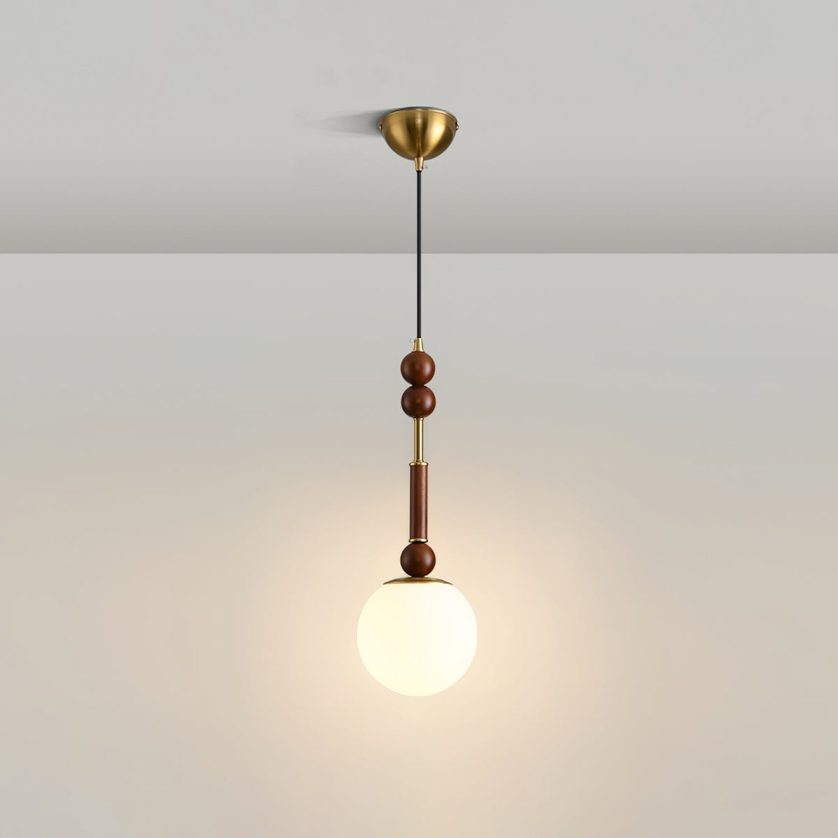 Yovelis Vintage Wood Pendant Lamp