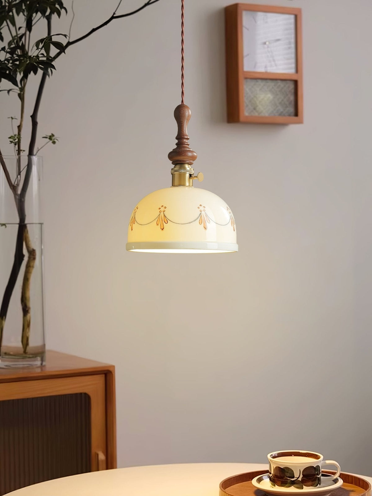 Ceraeyre Vintage Ceramic Pendant Light