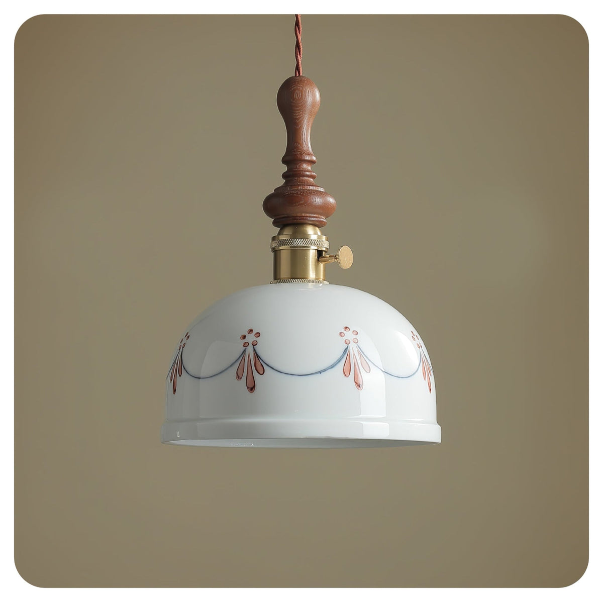 Ceraeyre Vintage Ceramic Pendant Light