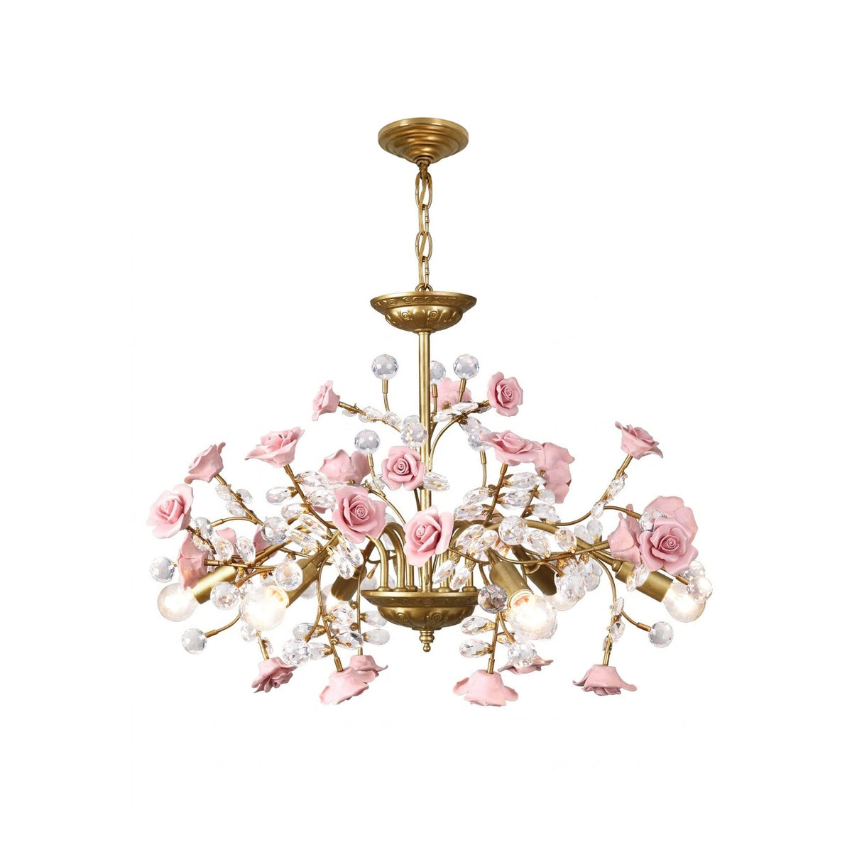 Budox Crystal Floral Chandelier