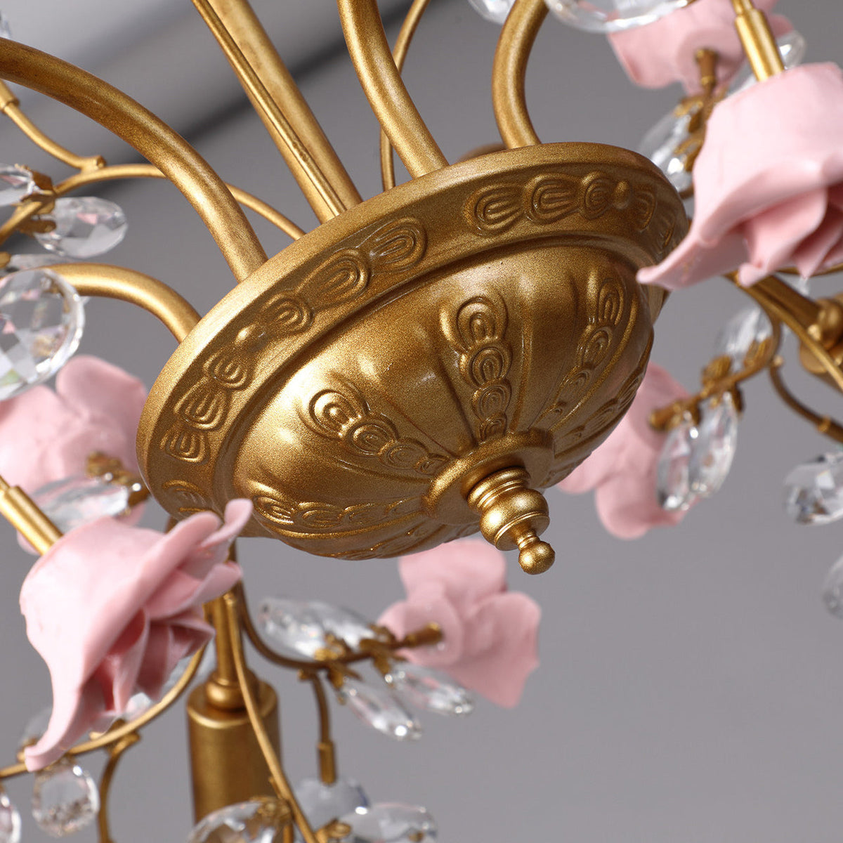 Budox Crystal Floral Chandelier