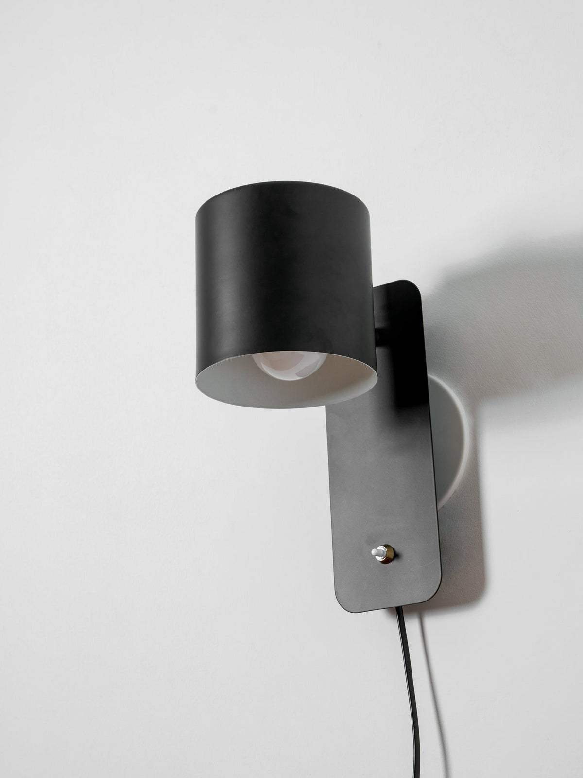 Buxia Rotatable Cylinder Plug In Indoor Wall Light