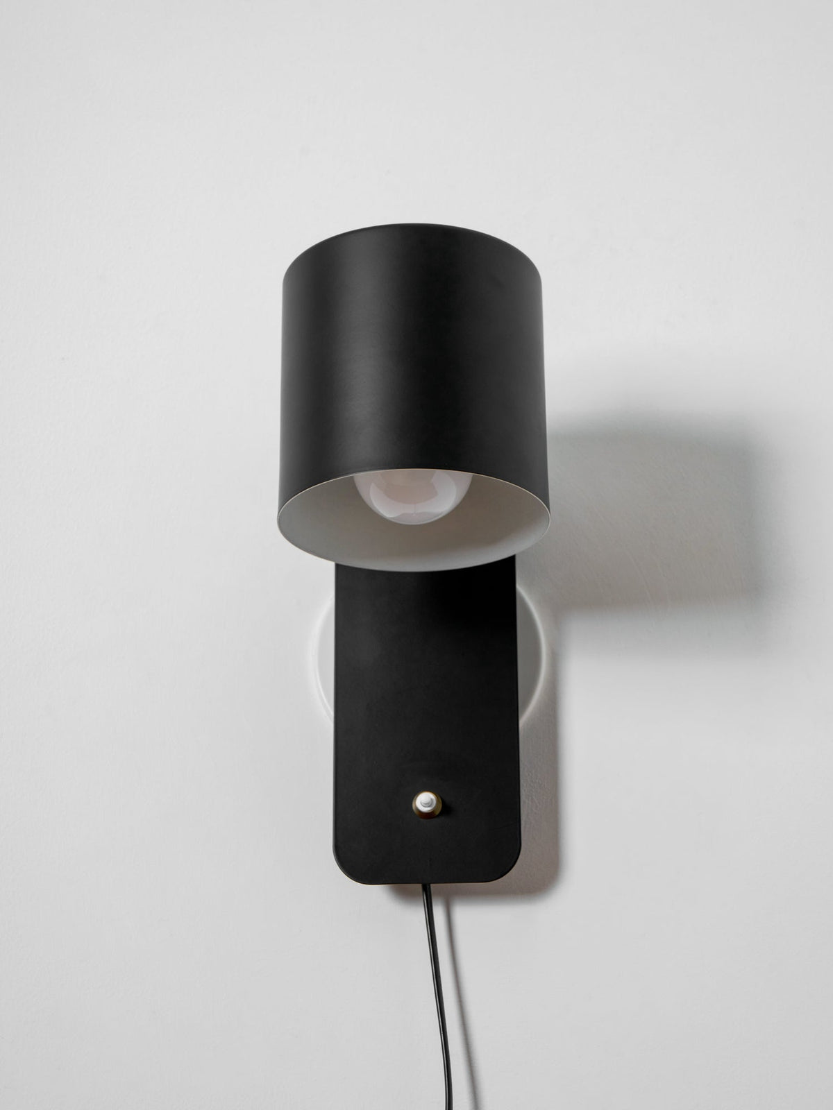 Buxia Rotatable Cylinder Plug In Indoor Wall Light