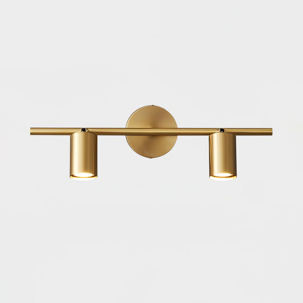 Grover Rotatable Brass Spotlight Wall Light