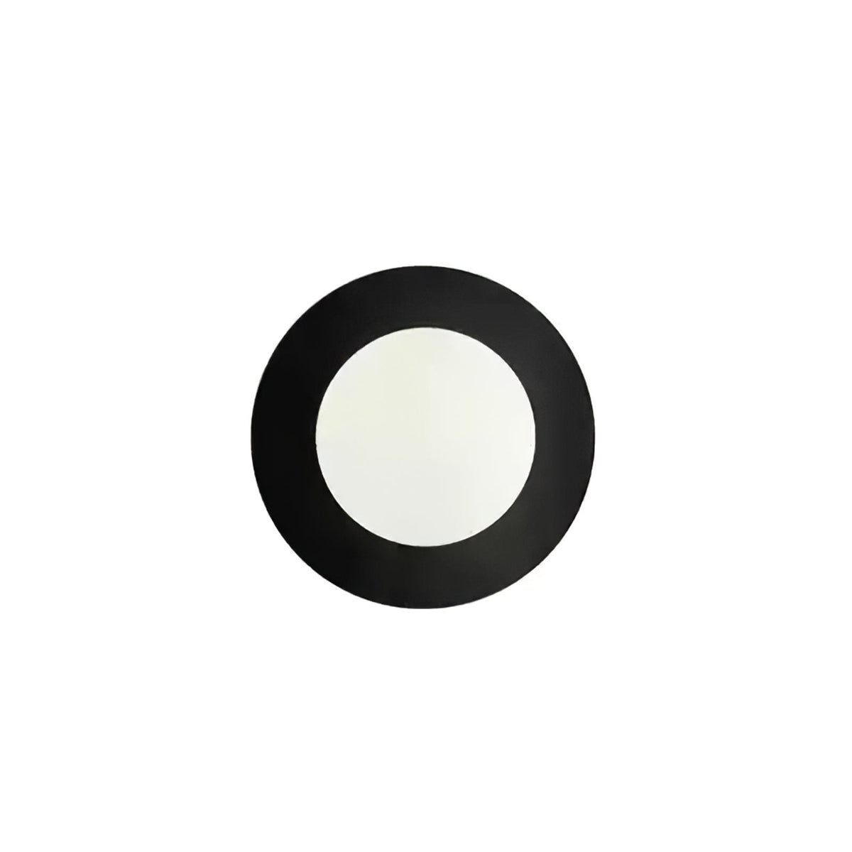 Elem Modern Minimalist Round Art Brass Glass Wall Lamp