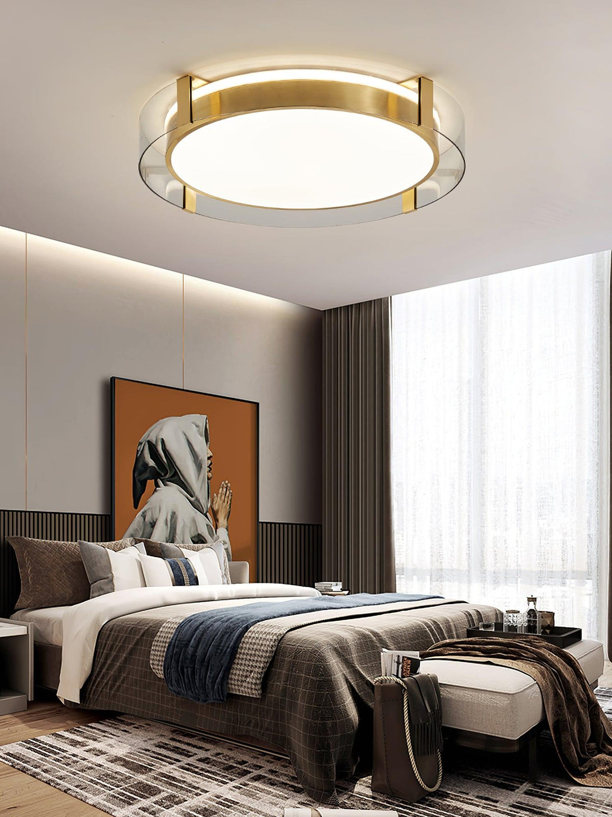 Erliris Round Low Profile Ceiling Light