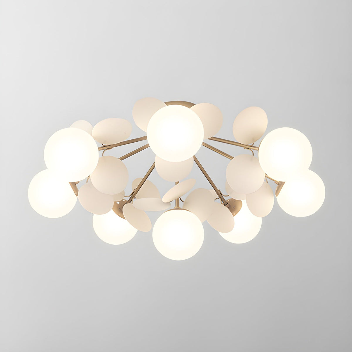 Zoina Round Macaron Flush Mount Ceiling Light