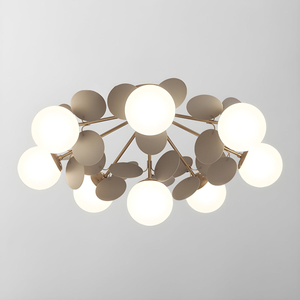 Zoina Round Macaron Flush Mount Ceiling Light