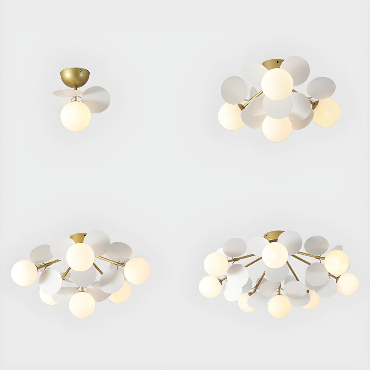 Zoina Round Macaron Flush Mount Ceiling Light