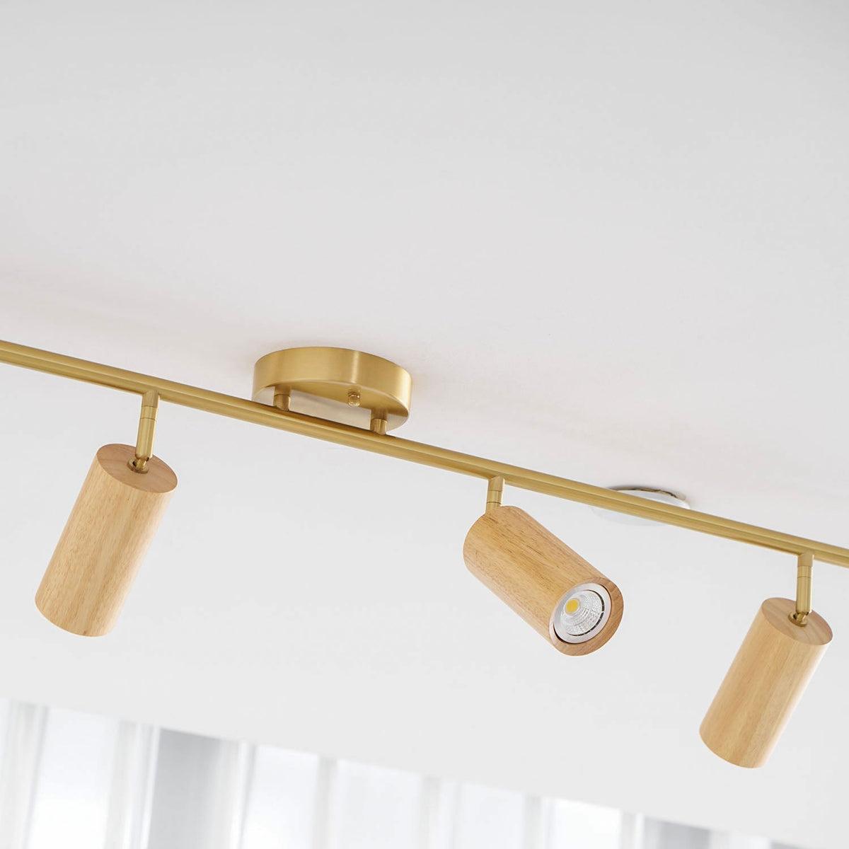 Xajo Wood Flush Mount Ceiling Light