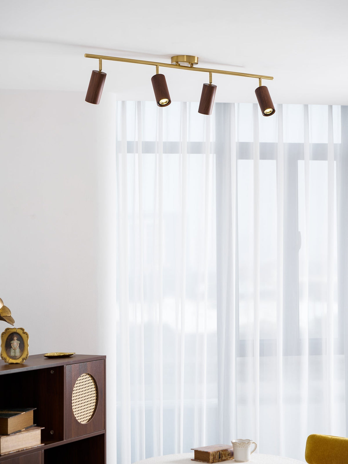 Xajo Wood Flush Mount Ceiling Light