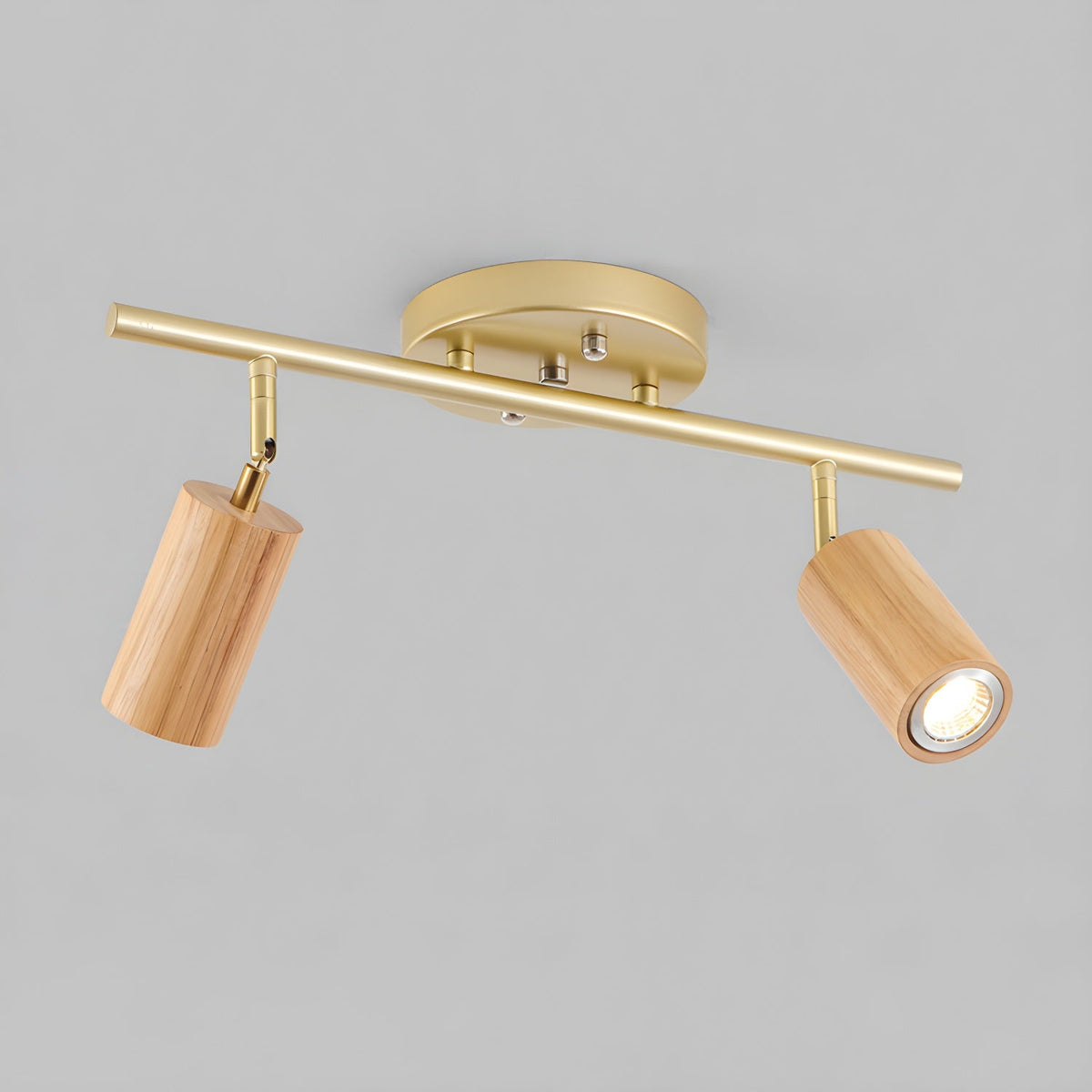 Xajo Wood Flush Mount Ceiling Light