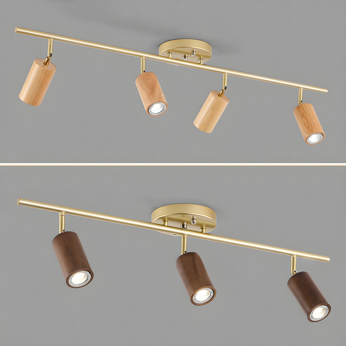 Xajo Wood Flush Mount Ceiling Light