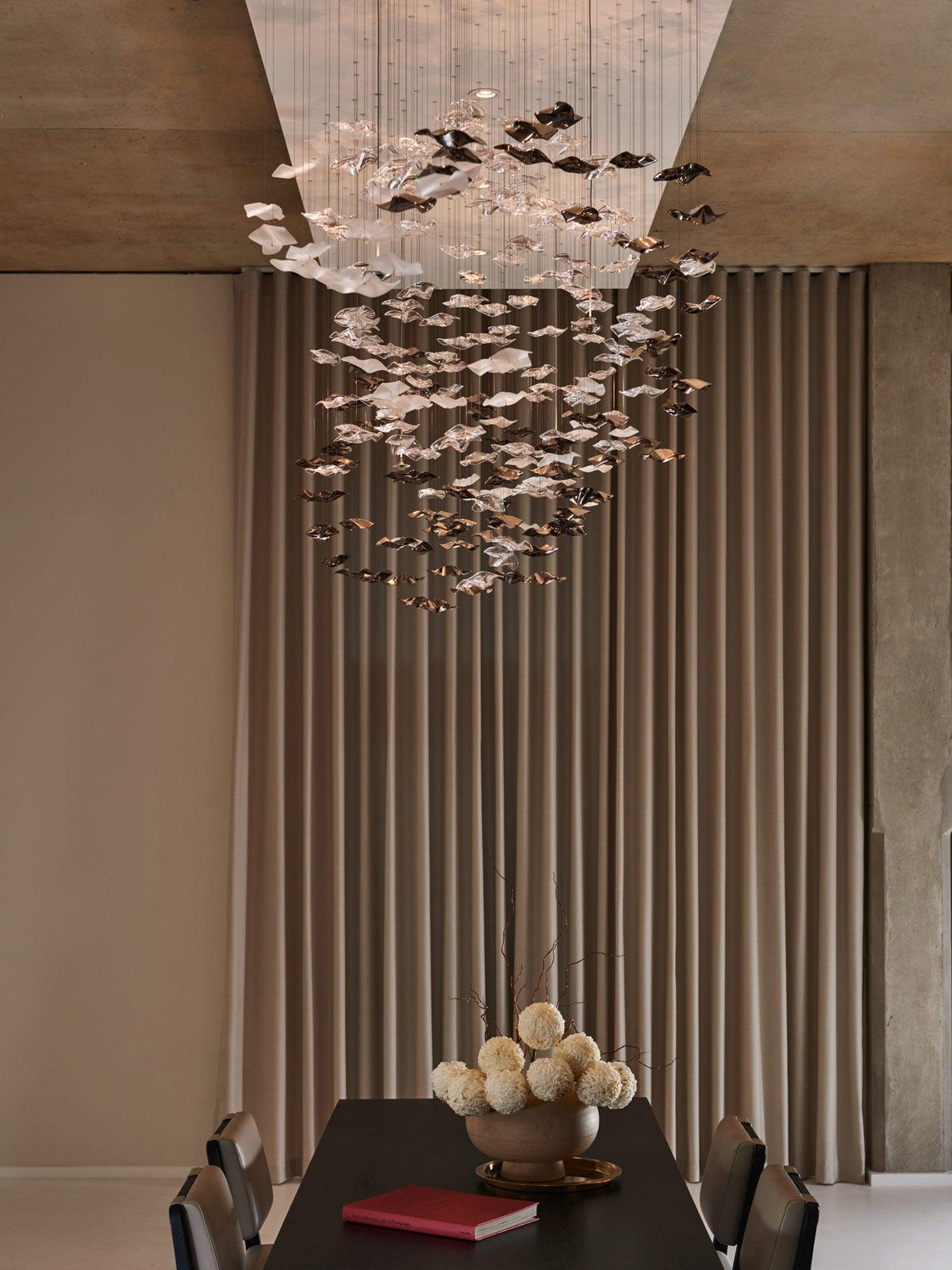 Velaise Luxury Tidal Art Glass Pendants Lamp