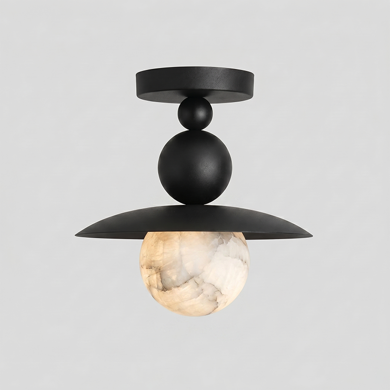Bueva Alabaster Flush Mount Ceiling Light