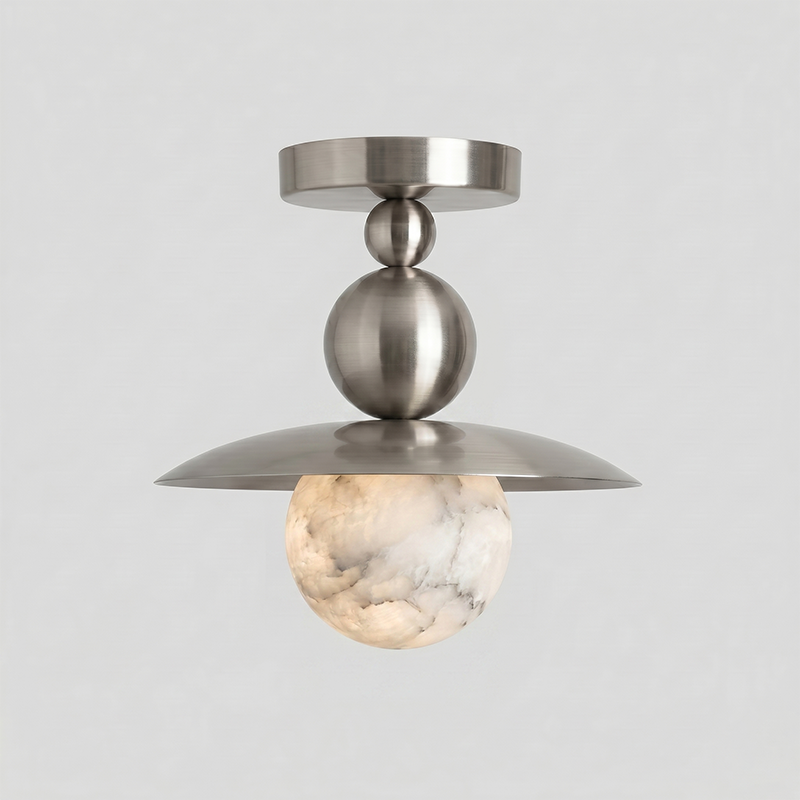 Bueva Alabaster Flush Mount Ceiling Light