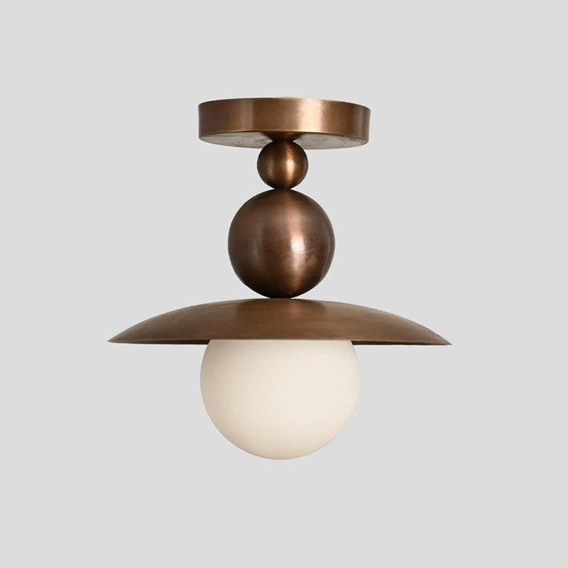 Bueva Alabaster Flush Mount Ceiling Light