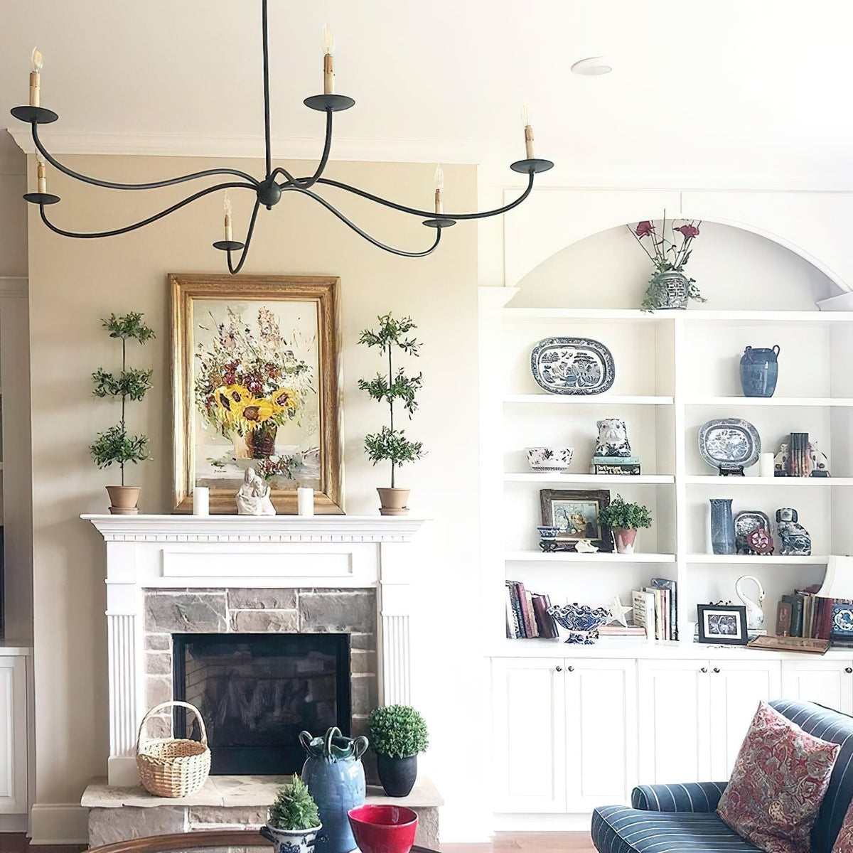 Odelia Chandeliers Candle-style Arc Farmhouse