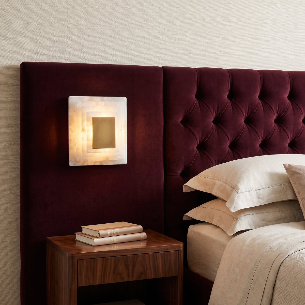 Sedgemere Tiered Alabaster Wall Sconce