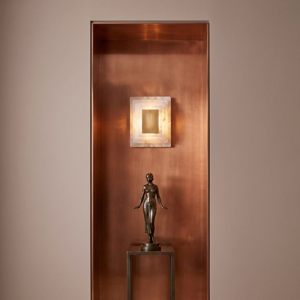 Sedgemere Tiered Alabaster Wall Sconce