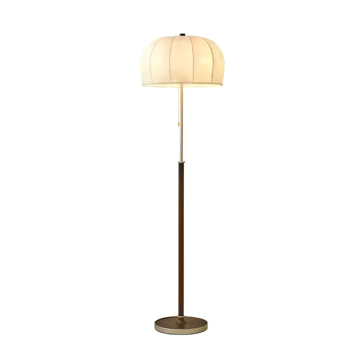 Cularo Fabric Wood Floor Lamp